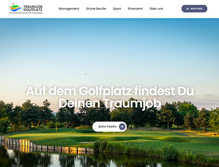 KM-Marketingberatung Projekt Traumjob Golfplatz